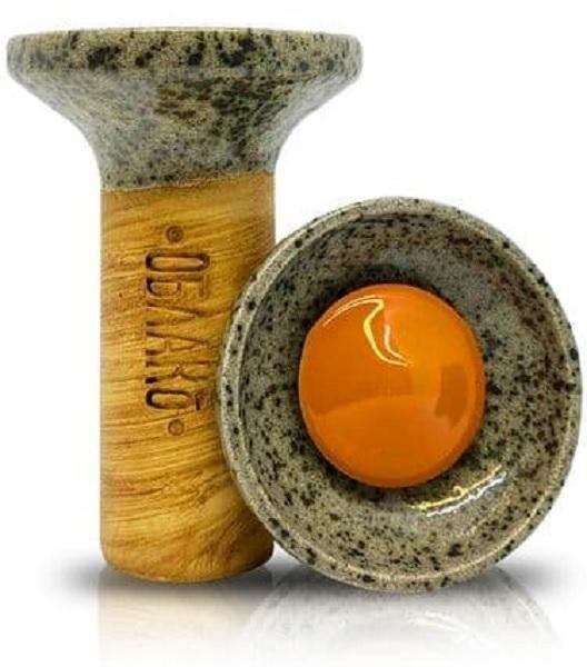 Oblako Flow Bowl - Orange On White Leopard (3) - shishagear - UK