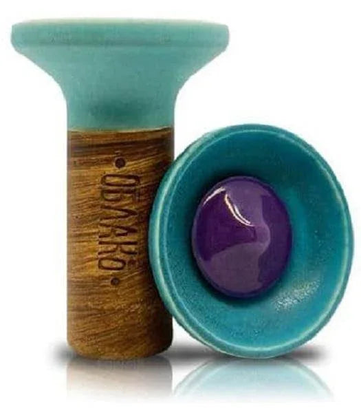 Oblako Flow Bowl - Purple On Matt Teal (7) - shishagear - UK