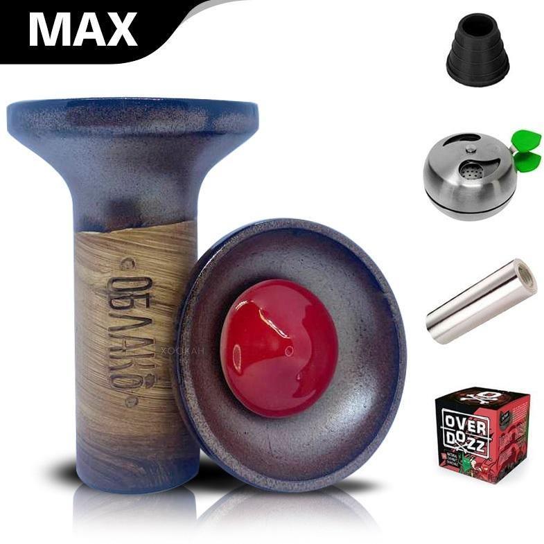 Oblako Flow Bowl - Red On Bronze - shishagear - UK