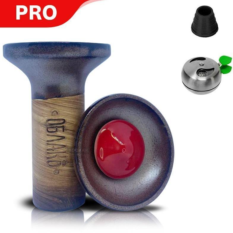 Oblako Flow Bowl - Red On Bronze - shishagear - UK