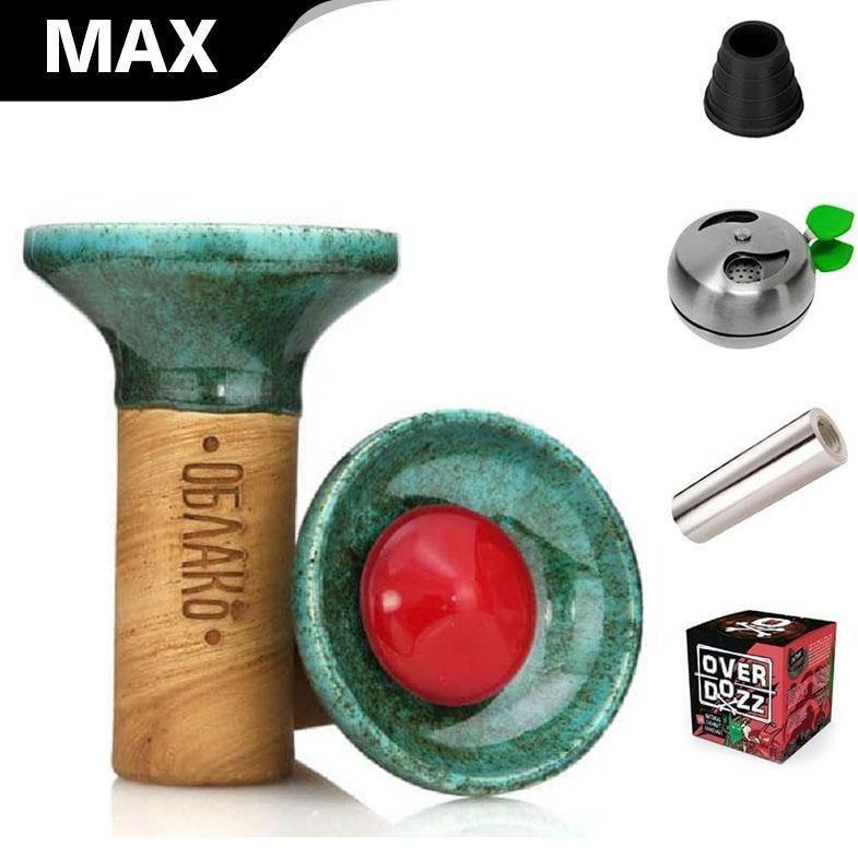 Oblako Flow Bowl - Red On Lagoon (13) - shishagear - UK