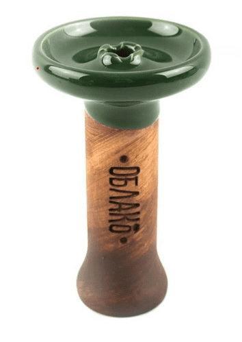 Oblako Phunnel S Glazed Bowl - Green (70) - shishagear - UK Shisha Hookah Black Friday
