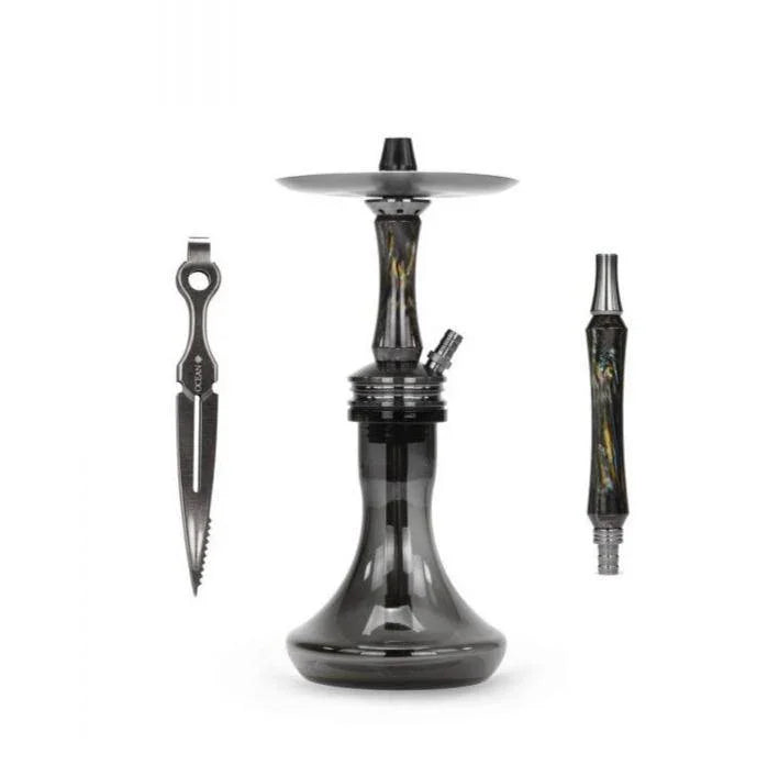 Ocean Hookah Kaif Small Shisha - Black Midnight - shishagear - UK