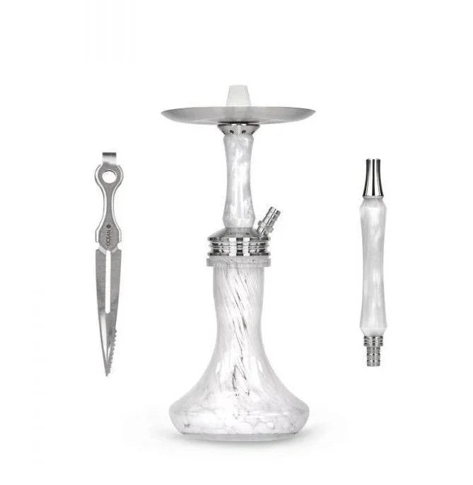 Ocean Hookah Kaif Small Shisha - Steel Moonstone - shishagear - UK
