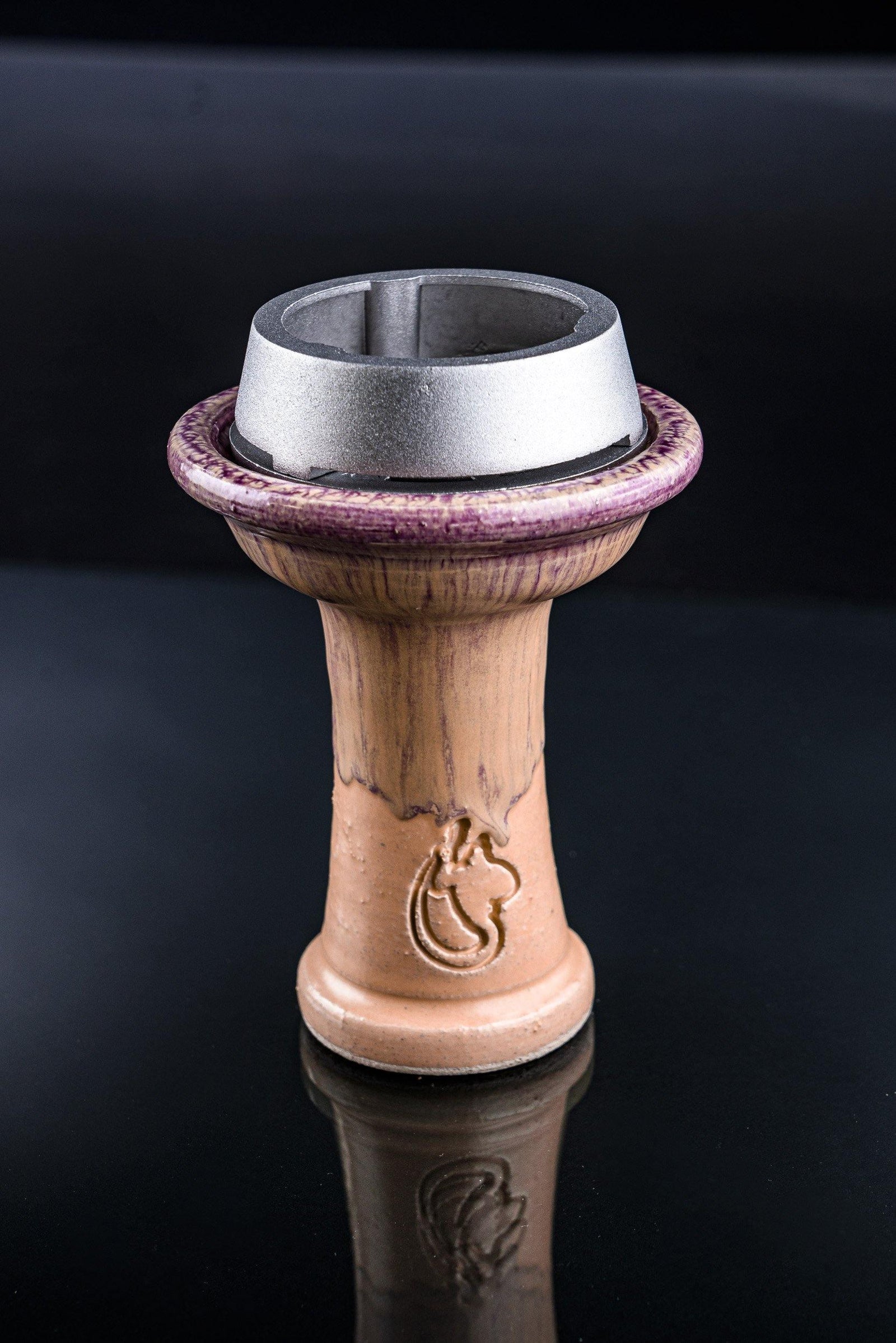 Dschinni Fireclay Brick Phunnel Royal Purple + Smoke Box - shishagear - UK