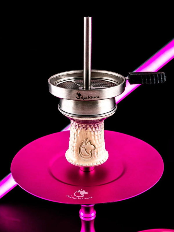 Dschinni Pico Pink Clear Hookah Set - Hookah Shisha - UK - black 