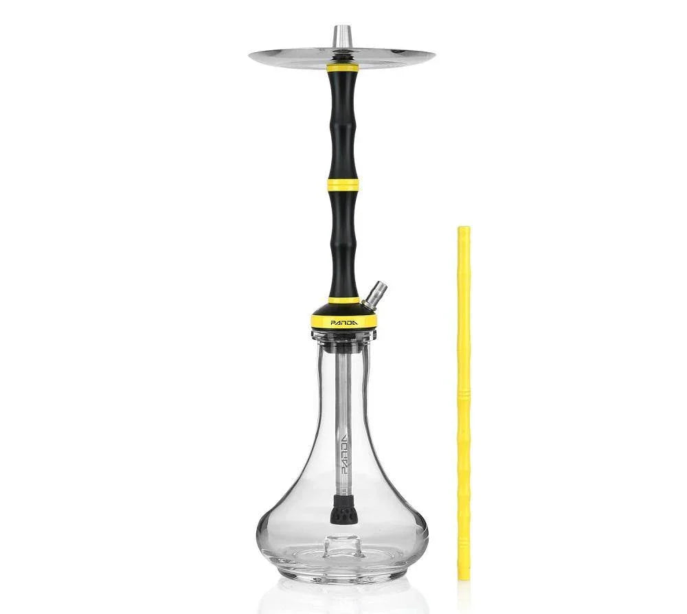 Panda Stainless Steel Black Yellow Shisha - shishagear - UK