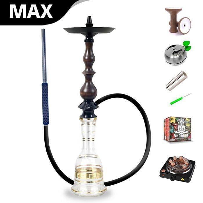 Regal Hookah Queen With Boho Base - Nutwood - shishagear - UK Shisha Hookah Black Friday
