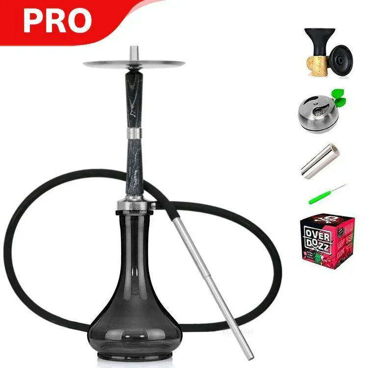 Ash Wood Hookah Electro Storm V2 Shisha Set - Dark Nights - shishagear - UK