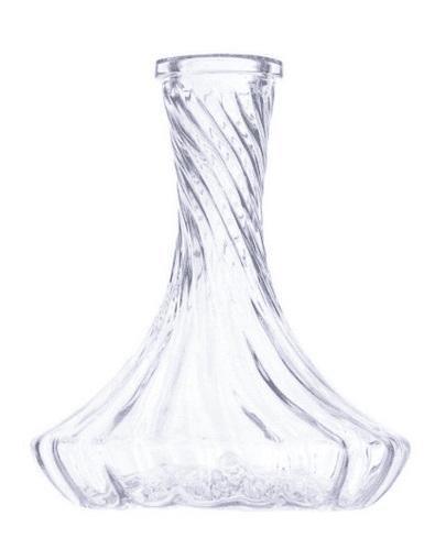 Russia Cone Base - Corrugated Diamond Cut (Transparent) - shishagear - UK