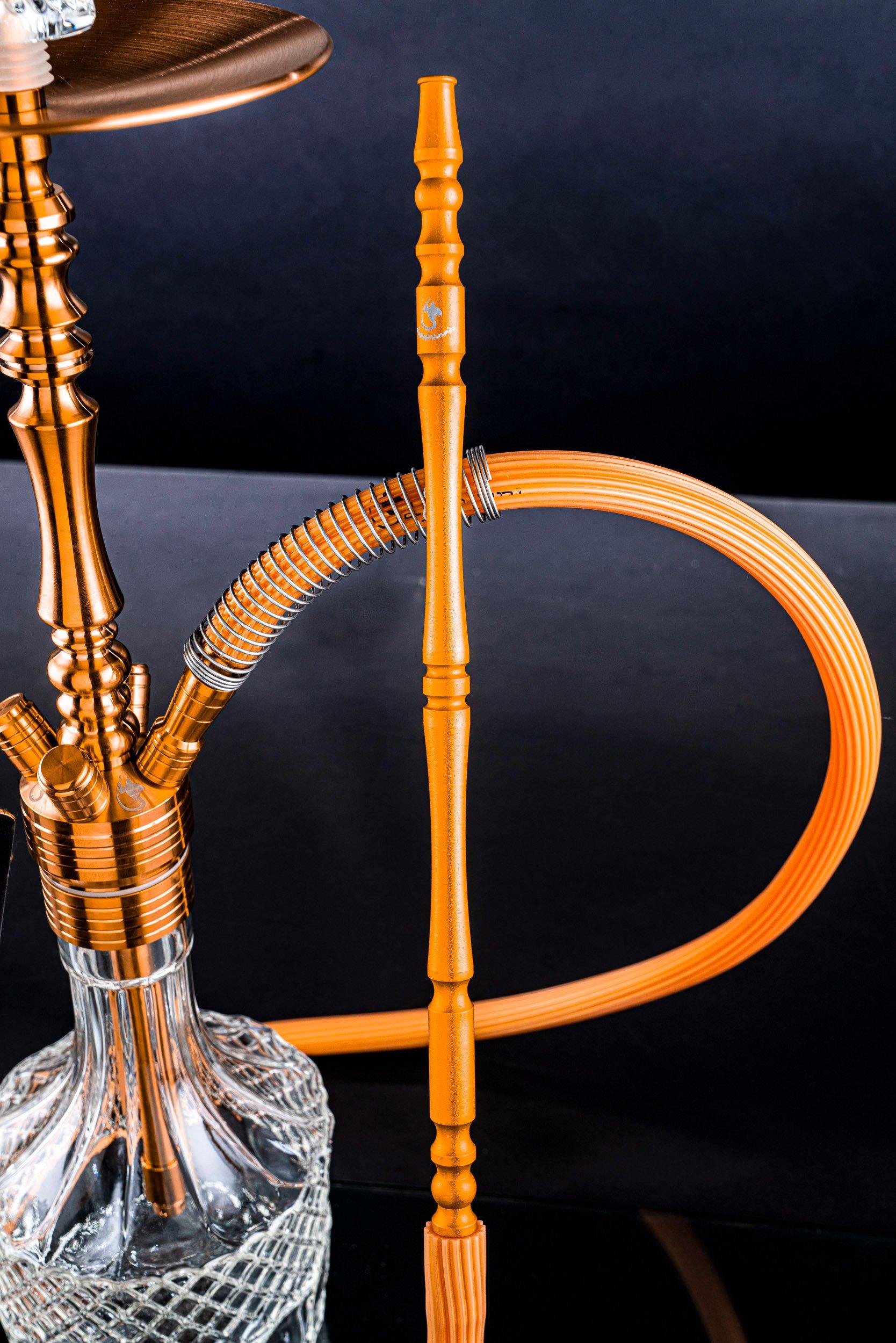 Dschinni Stealth Bomber Classic Gold Hookah Set (Bass Box Edition