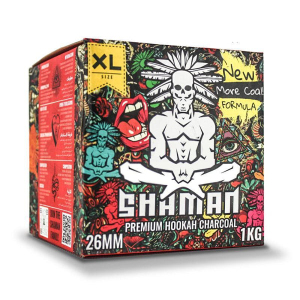 Shaman Coconut Charcoal (26mm) - shishagear - UK Shisha Hookah Black Friday