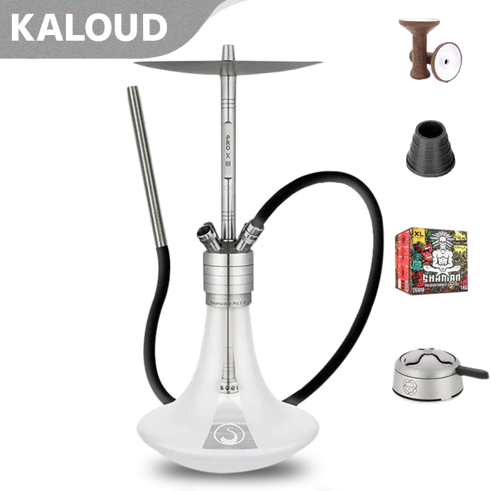 Steamulation Pro X III シーシャ本体 - ホワイトマット