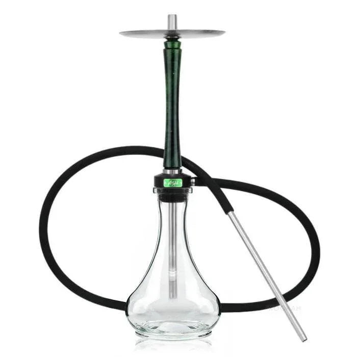 Ash Wood Hookah Haze Mist Shisha Set - Green - Hookah Shisha - UK