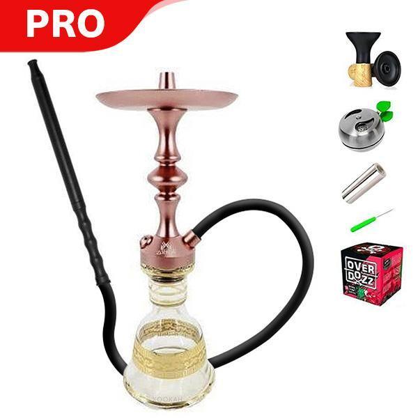 Zahrah Genie Mini Hookah Rose Gold - shishagear - UK Shisha Hookah Black Friday