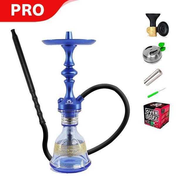 Zahrah Genie Mini Hookah Blue - shishagear - UK Shisha Hookah Black Friday