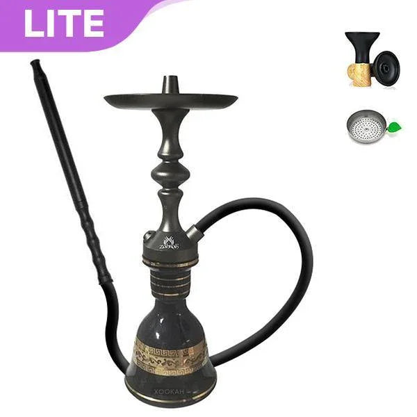 Zahrah Genie Mini Hookah Black - shishagear - UK Shisha Hookah Black Friday