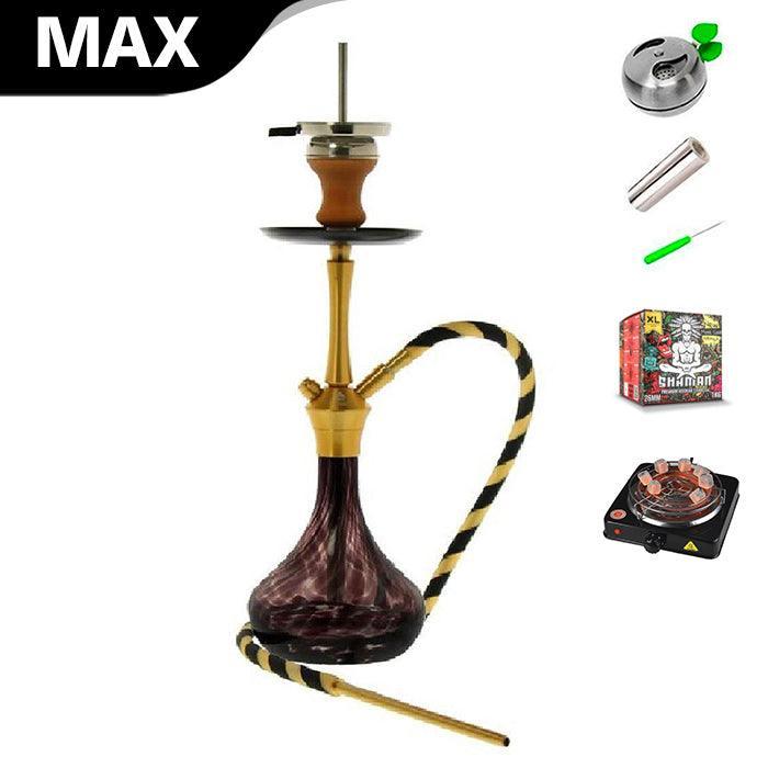El-Badia C5 Hookah - Gold - shishagear - UK Shisha Hookah
