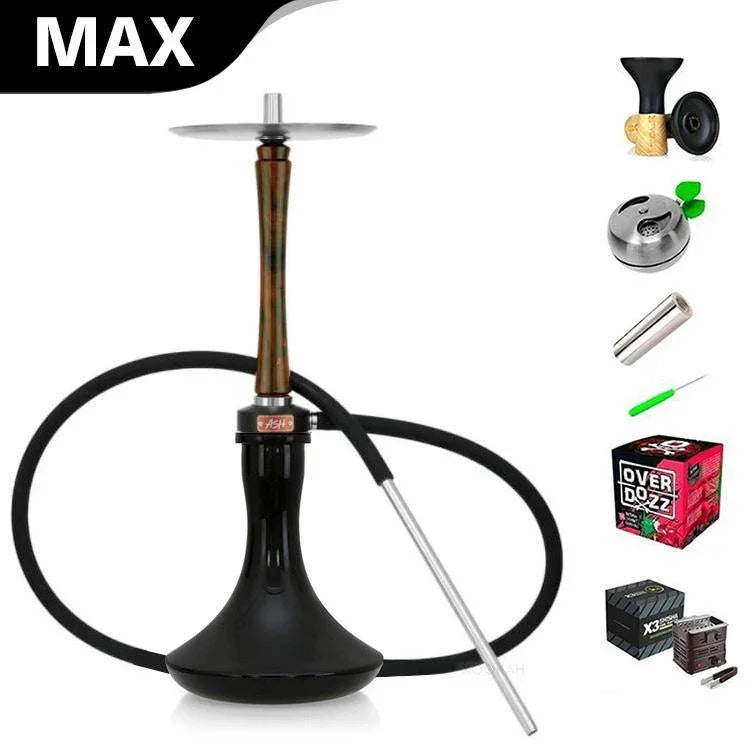 Ash Wood Haze Mist Shisha with Base Set - shishagear - UK