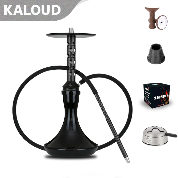 Bodo M-1 Short Hookah - Black