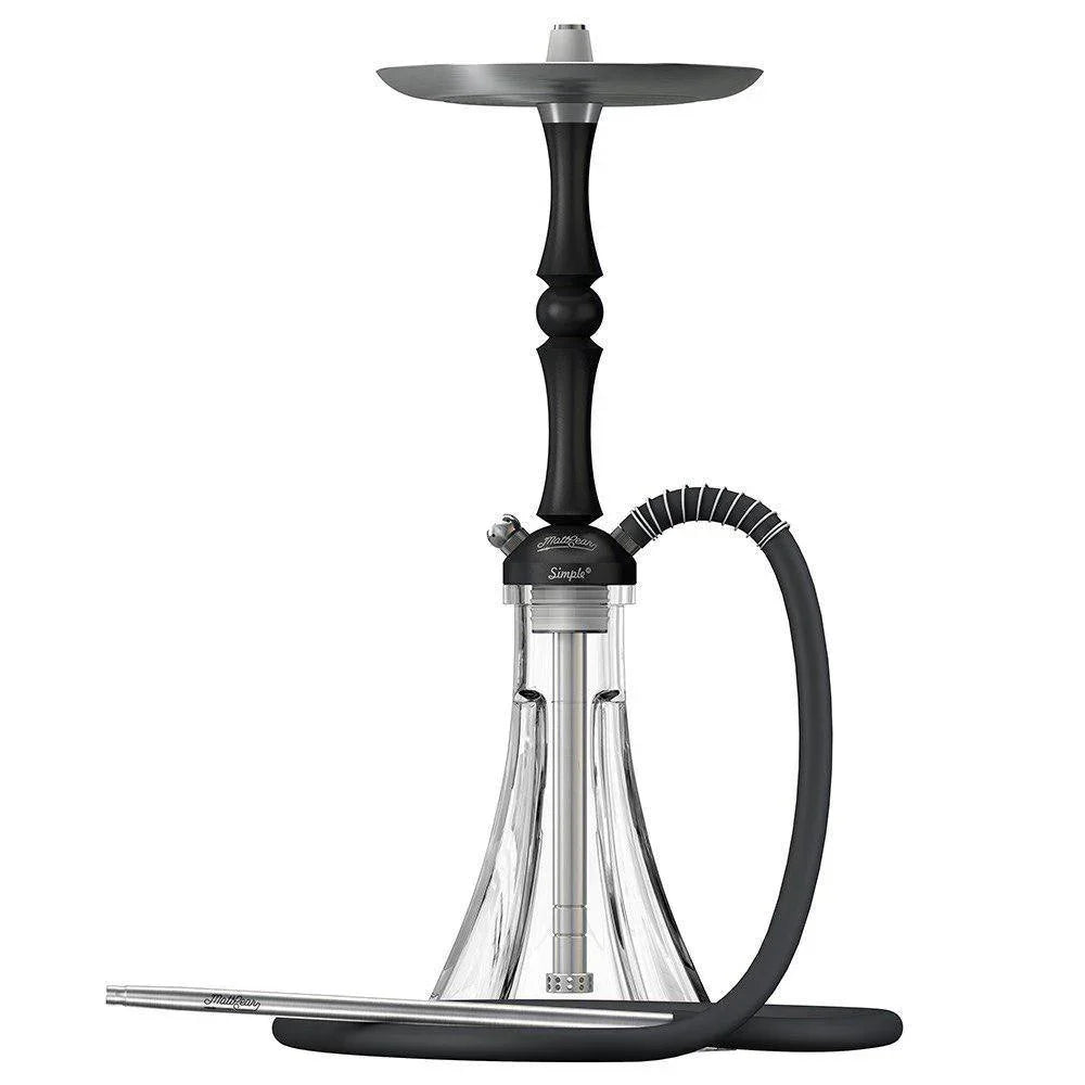 MattPear Simple M Glass Hookah - shishagear - UK Shisha Hookah Black Friday