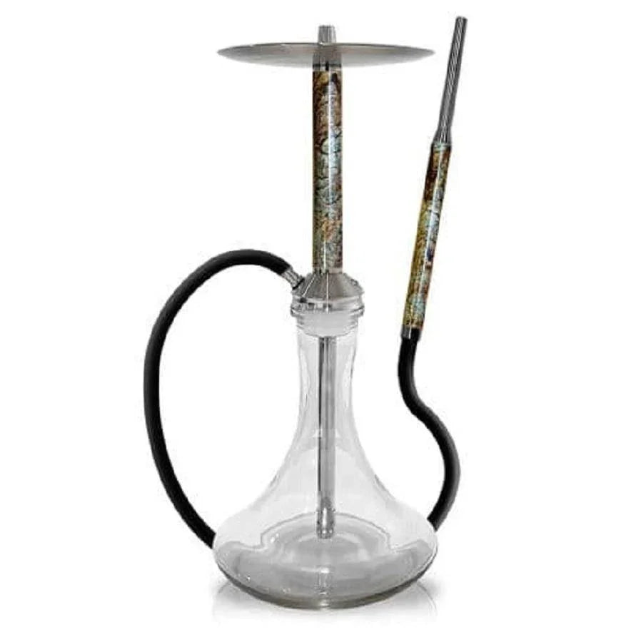 Special Hookah Stainless Steel With Base - Bidasar Brown - shishagear - UK