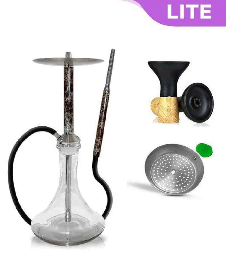 Special Hookah Stainless Steel With Base - Imperador Dark - shishagear - UK