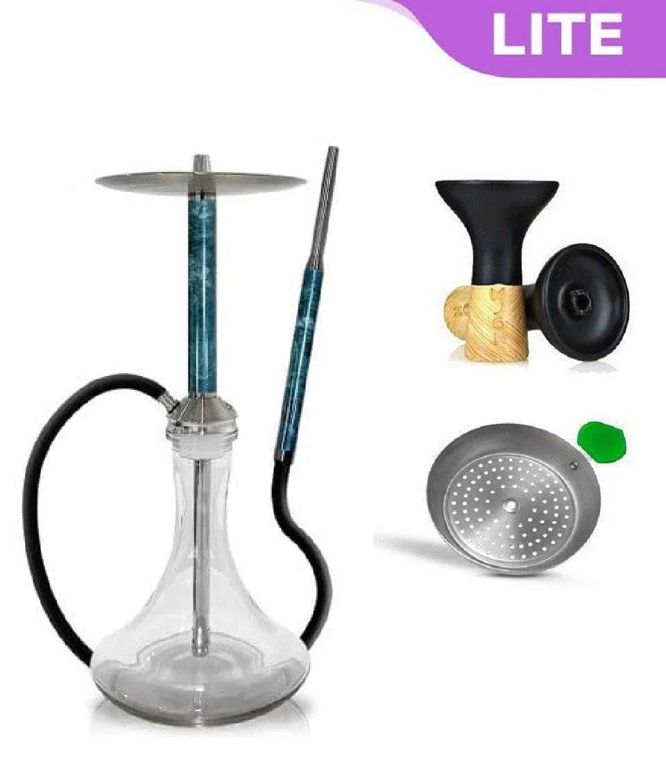Special Hookah Stainless Steel With Base - India Green - shishagear - UK