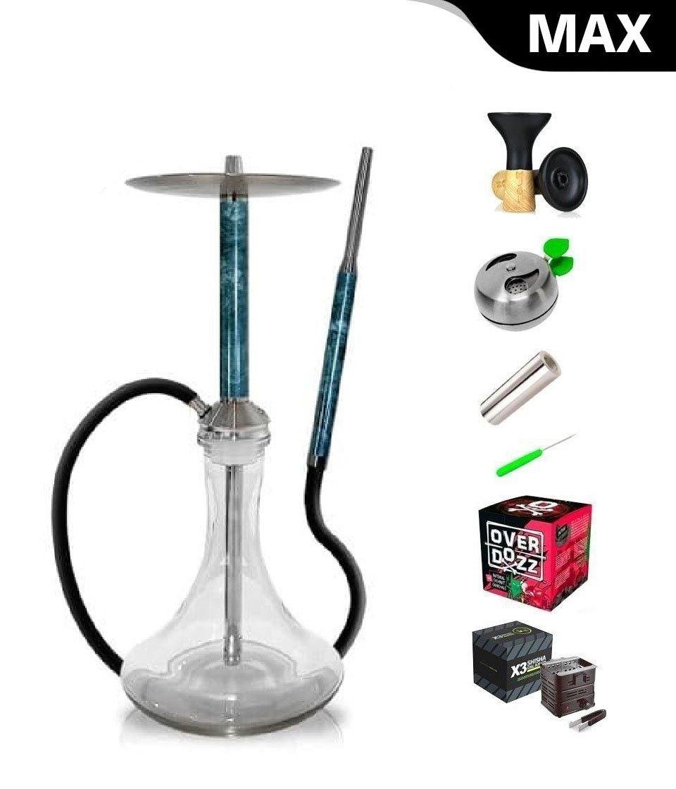 Special Hookah Stainless Steel With Base - India Green - shishagear - UK