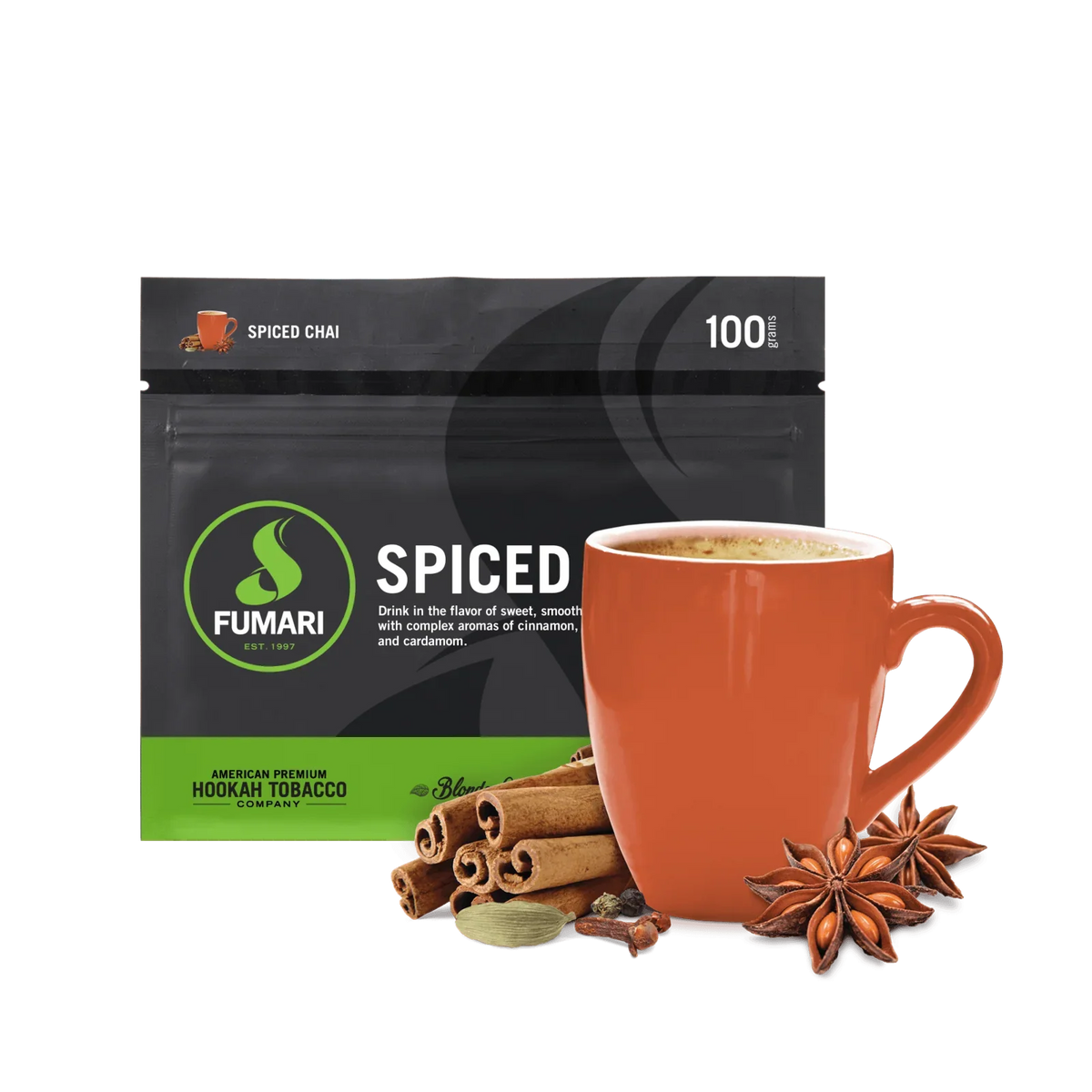 Fumari Spiced Chai Shisha Flavour - shishagear - UK Shisha Hookah Black Friday