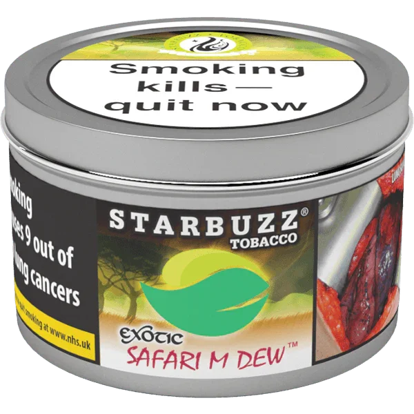 Starbuzz Safari Melon Dew Shisha Flavour (Safari M Dew) - shishagear - UK Shisha Hookah Black Friday
