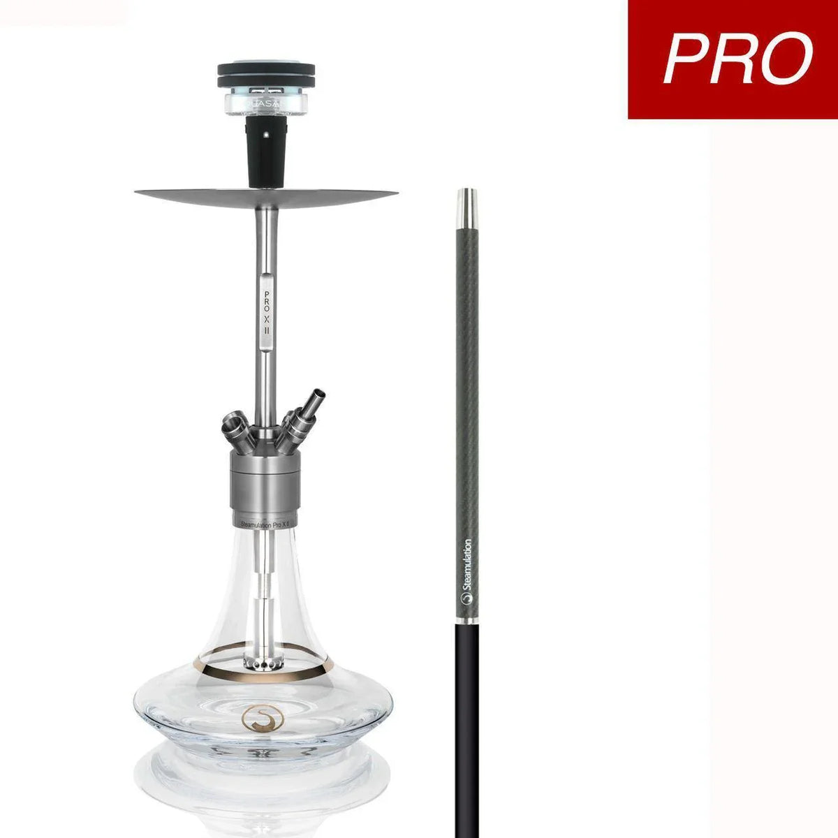 Steamulation Pro X II Kit - Clear - shishagear - UK