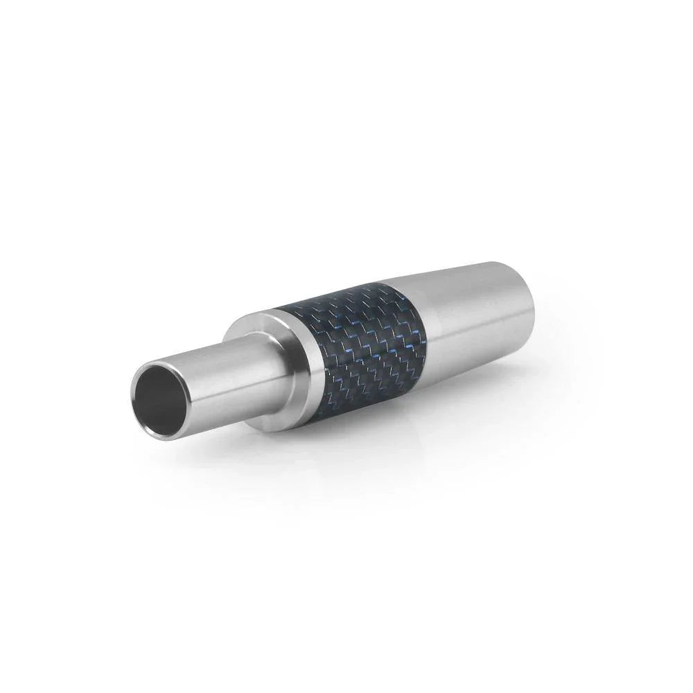 Steamulation Carbon Hose Adapter - Black Blue - shishagear - UK