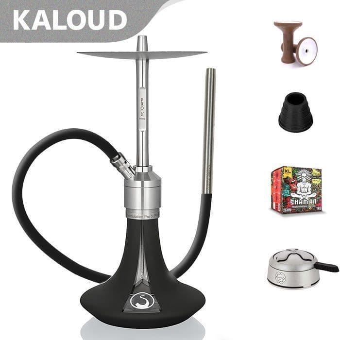 Steamulation Prime Pro X 2 Hookah - Black Matt - shishagear - UK Shisha Hookah Black Friday