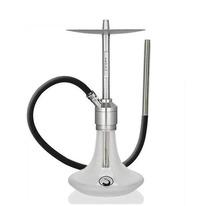 Steamulation Prime Pro X 2 Hookah - White Matt - shishagear - UK Shisha Hookah Black Friday