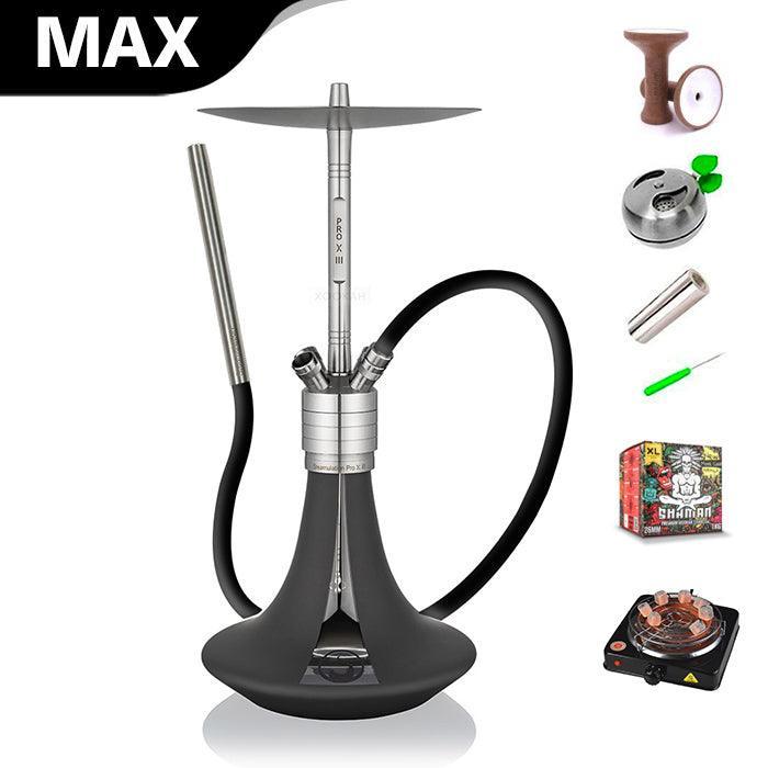 Steamulation Pro X III Hookah - Black Matt - shishagear - UK Shisha Hookah Black Friday