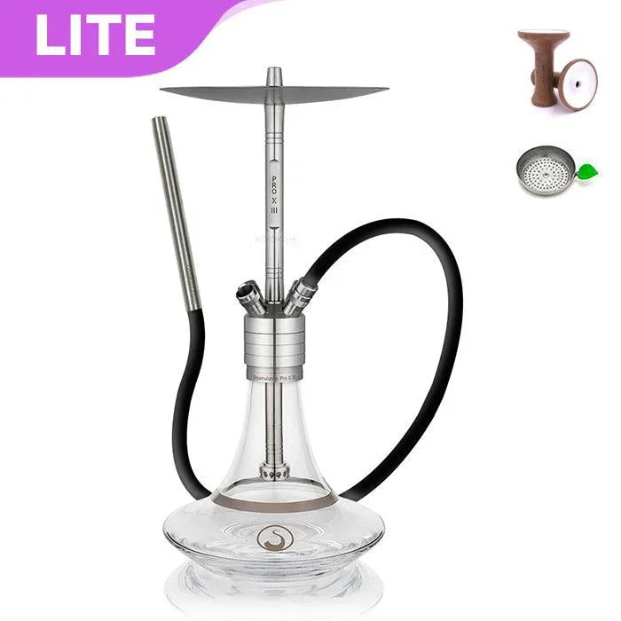 Steamulation Pro X III Hookah - Clear - shishagear - UK Shisha Hookah Black Friday