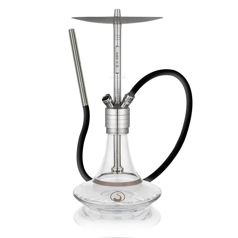 Steamulation Pro X III Hookah - Clear - shishagear - UK Shisha Hookah Black Friday