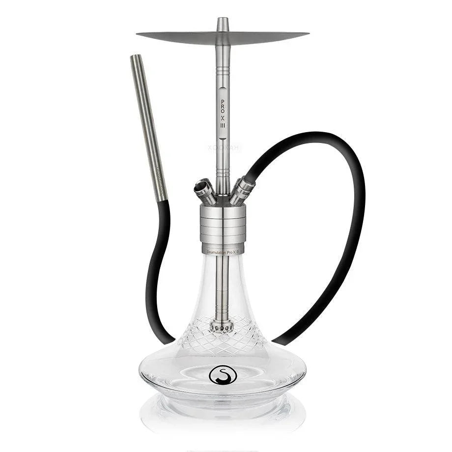 Steamulation Pro X III Hookah - Crystal - shishagear - UK Shisha Hookah Black Friday