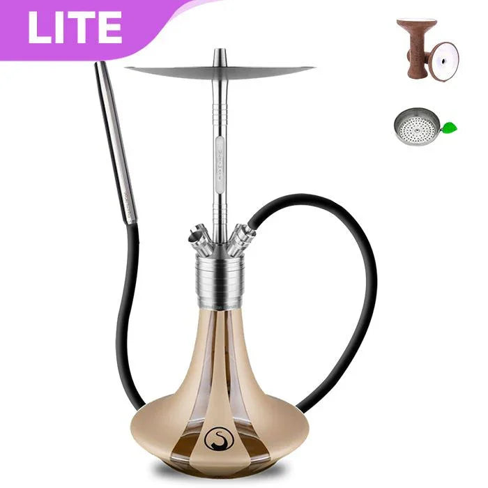 Steamulation Ultimate Hookah - Gold Matt Metallic