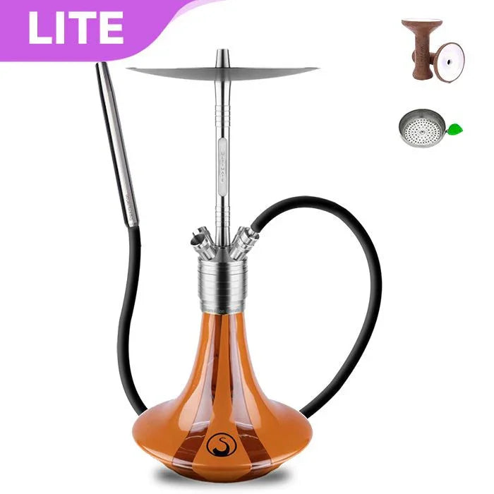 Steamulation Ultimate Hookah - Orange Metallic