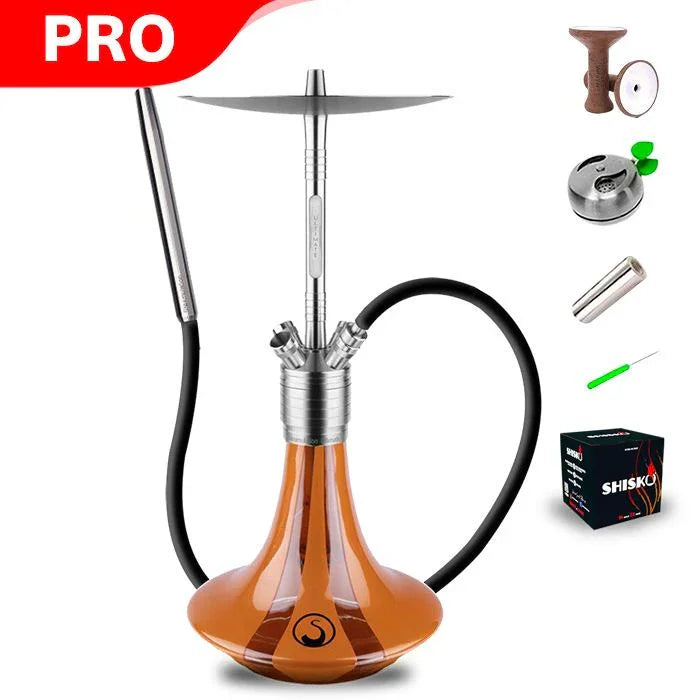 Steamulation Ultimate Hookah - Orange Metallic