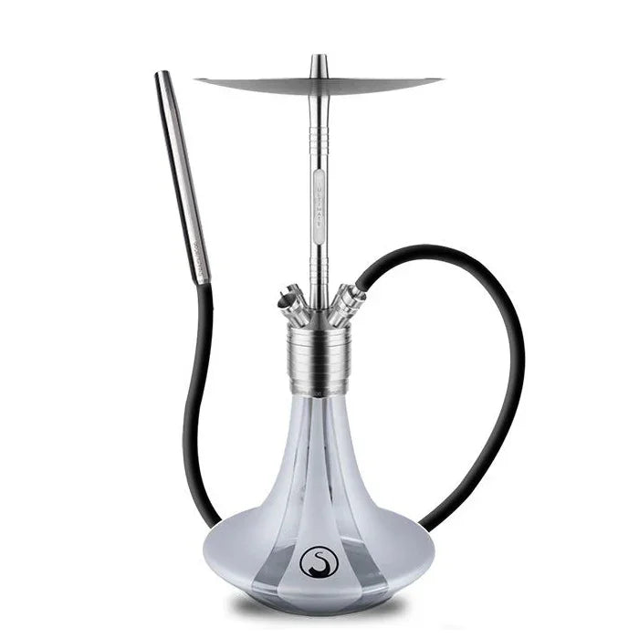 Steamulation Ultimate Hookah - Silver Matt Metallic