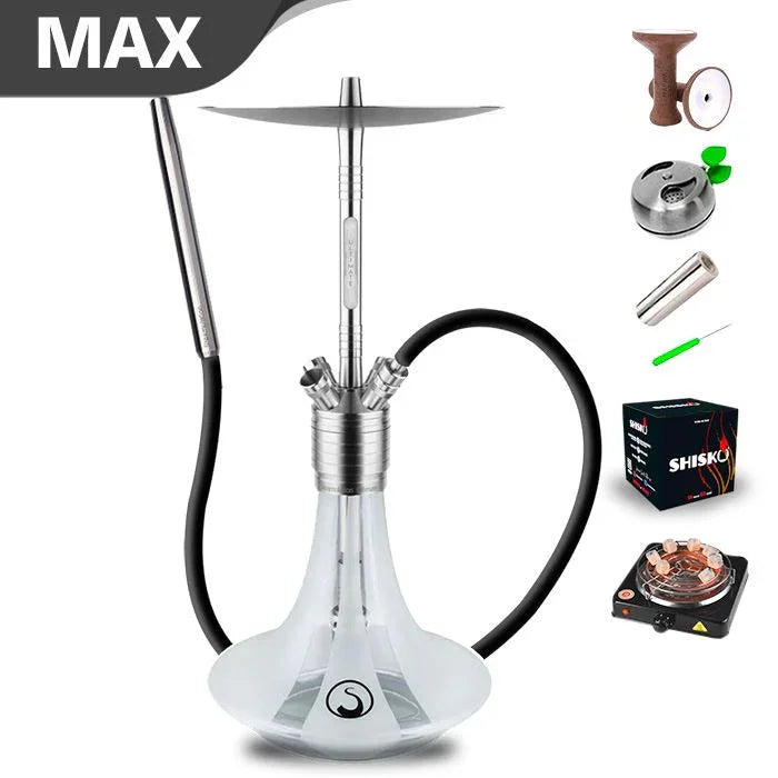 Steamulation Ultimate Hookah - White Matt