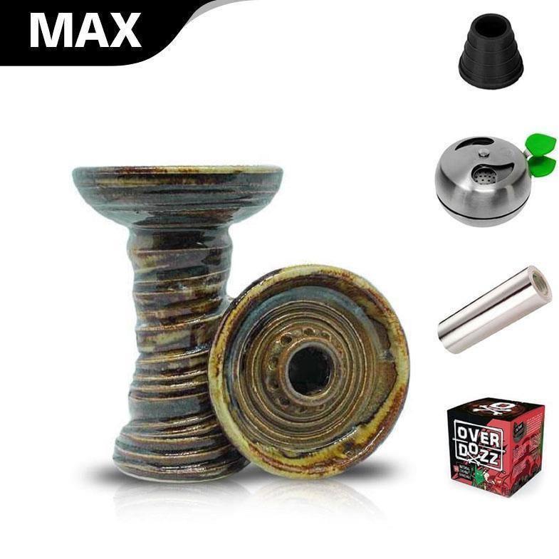 Stone Hookah Magnum Bowl - Brown Saviour - shishagear - UK