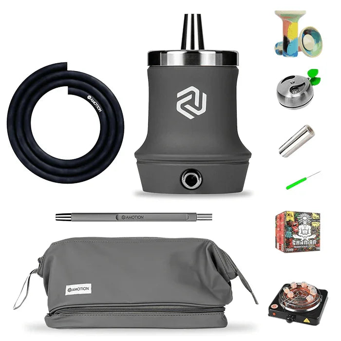 Amotion Roam Travel Shisha Set - Asher - shishagear - UK Shisha Hookah