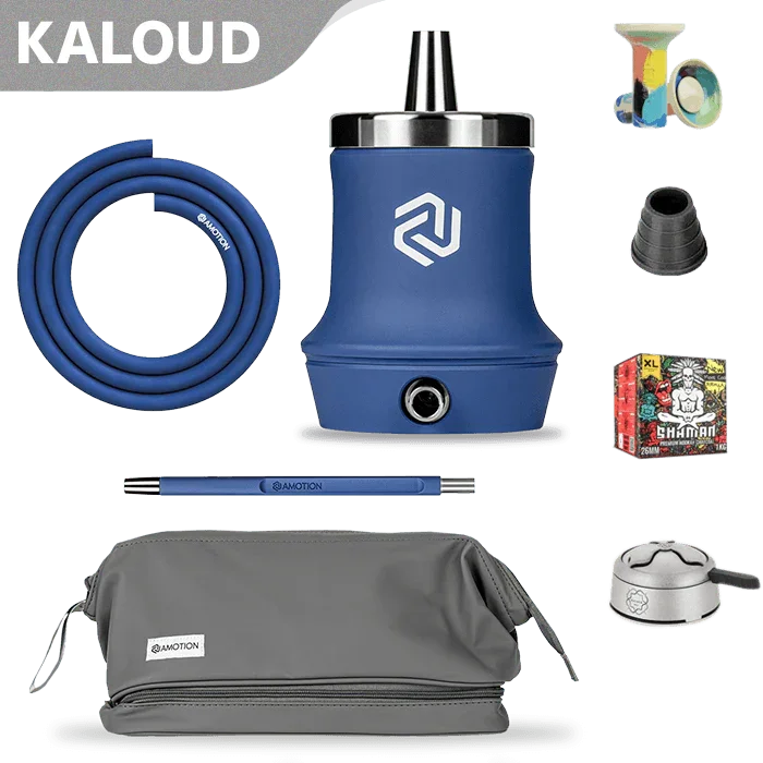 Amotion Roam Travel Shisha Set - Cobalt - shishagear - UK Shisha Hookah