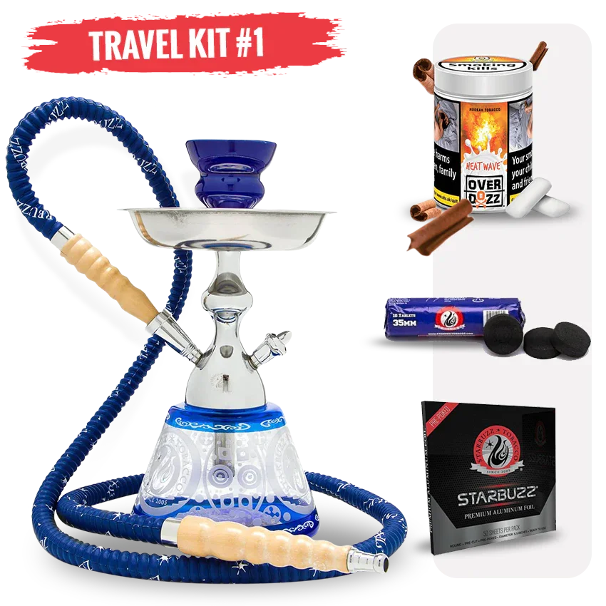 Starbuzz Phoenix Hookah Starter Kit - Blue