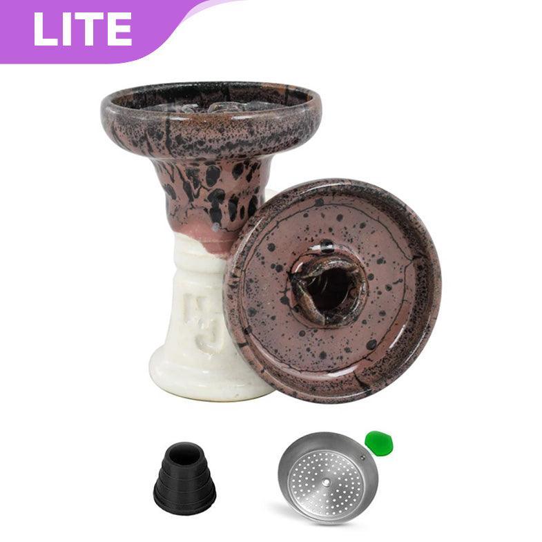 HJ Trimony Hookah Bowl - Blackberry Over White - shishagear - UK Shisha Hookah Black Friday
