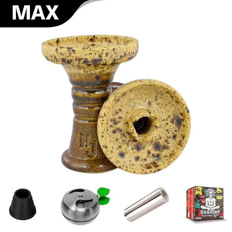 HJ Trimony Hookah Bowl - Golden Nugget - shishagear - UK Shisha Hookah Black Friday
